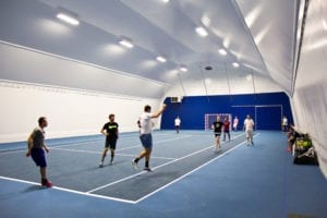 Indoor Handball Court - One of a number of temporary and permanent sports shelters by Toro Shelters