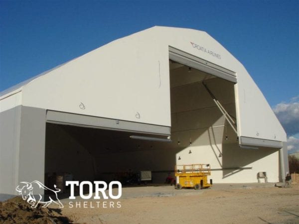 large hangar doors4 toro shelters