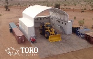 mining vehicle portable building toro shelters