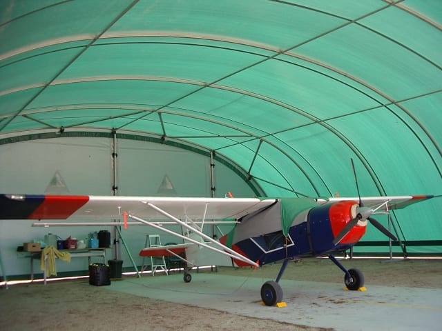 small aircraft hangar toro shelters