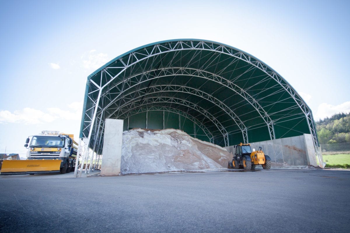 Salt Barns & Road Salt Storage Domes Toro Shelters