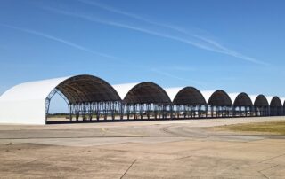 Coningsby Aircraft shelters cropped